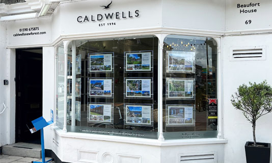 Photo showing the Caldwells shopfront